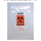 6" X 6"  3 WALL  SPECIMEN TRANSFER BAGS  2.0 Mil  1000/Case  PRINT- STAT