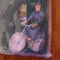 Victorian Lady Biking Switchplate