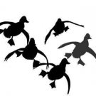 flying ducks sticker
