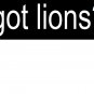 got lions sticker vinyl