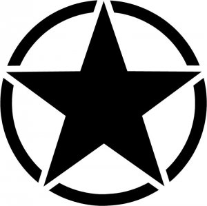 JEEP STAR DECAL STICKER
