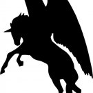 FLYING UNICORN STICKER