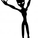 SCARY ALIEN STICKER