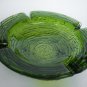 Vintage green ashtray