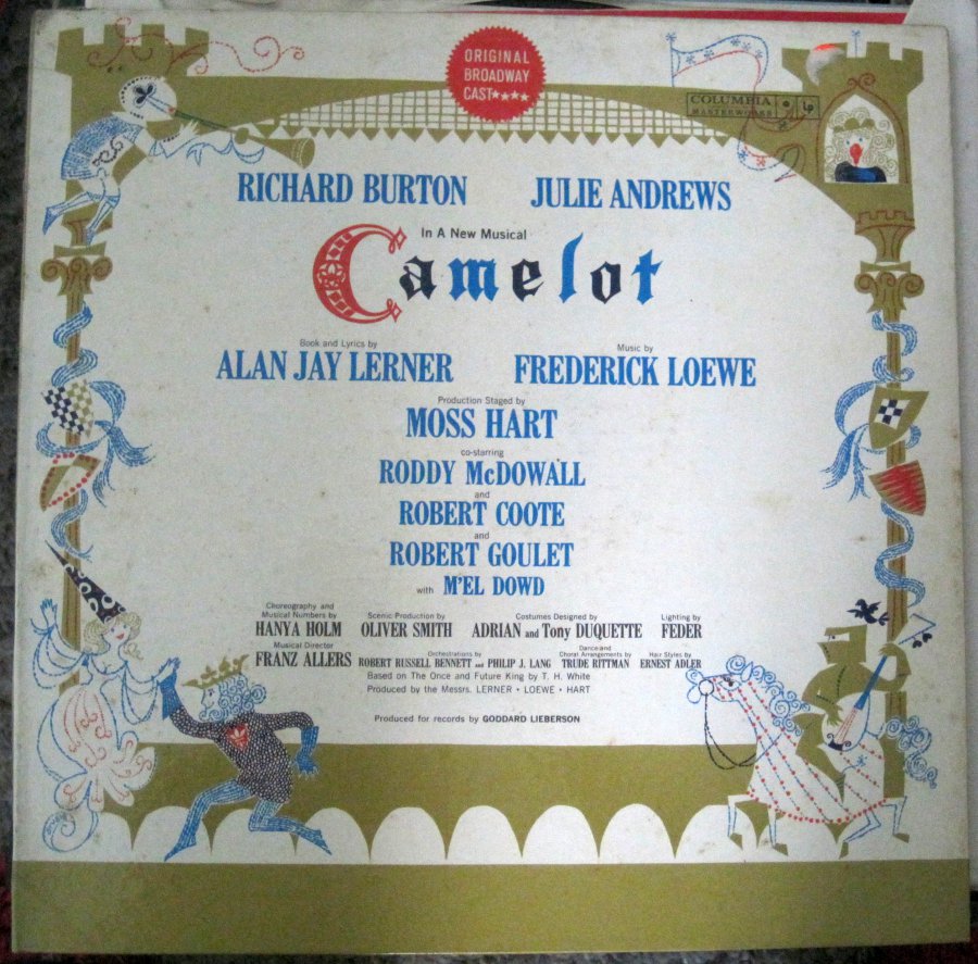 Camelot - Original Broadway Cast Recording - Richard Burton, Julie ...