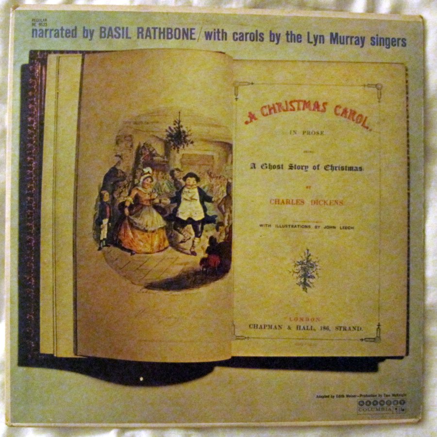 A Christmas Carol, Charles Dickens - Basil Rathbone Narrates - Columbia