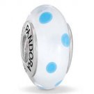 Awesome European Bead Blue Dots