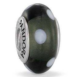Awesome European Bead White dots