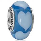 Awesome European Bead Blue Heart