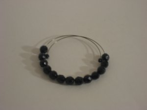 Black Crystal Beads