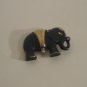 Black Elephant Brooch