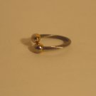 Ring with Gold Colored Balls
