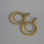 Gold Double Loop Earrings