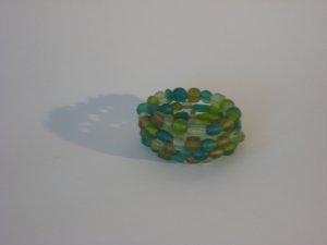 Green Beaded Bracelet