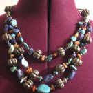 Necklace with Rock Beads