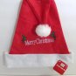 SANTA HAT CHRISTMAS COSTUME  PARTY SUPPLY FELT MERRY CHRISTMAS NWT