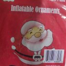 CHRISTMAS DECORATION INFLATABLE PARTY SUPPLY XMAS SANTA CLAUS 20.5" X 18" NIB