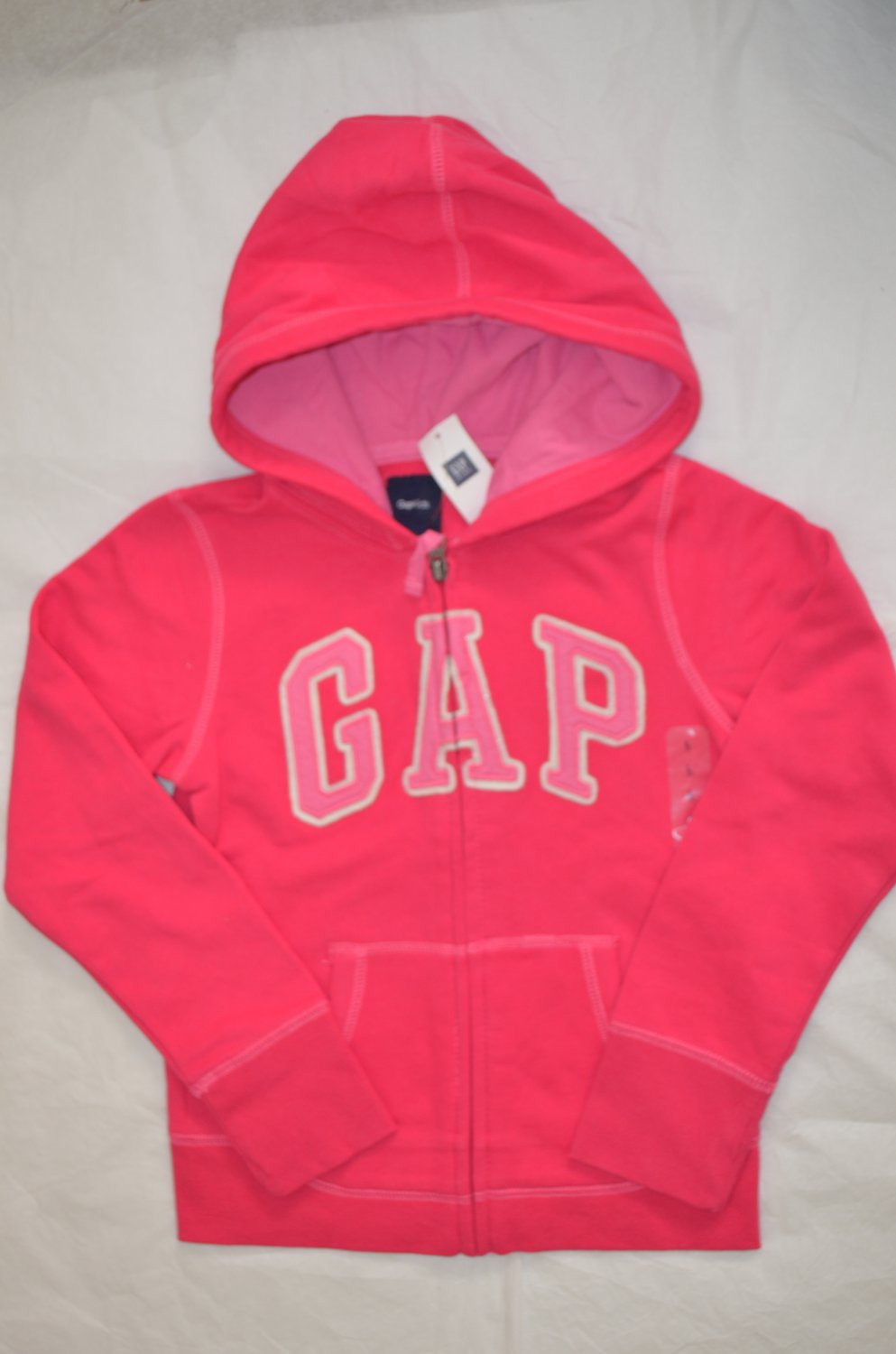 Gap Kids girls pink purple arch logo hoodie sweatshirt 4 6 8 10 12 14 ...