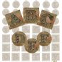 Digital Alphabet Set Jewelry Pendants Magnets Printable Download Collage Sheet