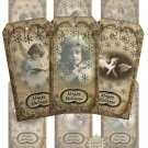 Digital Antique Angels Christmas Gift Hang Tags Printable Download Collage Sheet