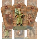 Digital Christmas Gift Tags Collage Sheet Printable Download