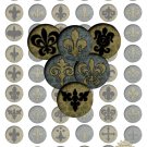 Digital Jewelry Pendant Charms Printable Download Sheet