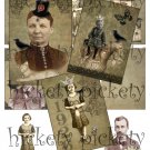 Digital Artist Collage Cards~Gift Tags Printable Download