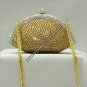 Golden Bird Crystal Purse