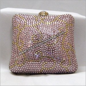 Pink Box Crystal Purse