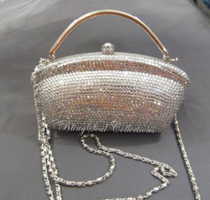 Silver Lady Evening Bag