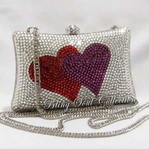 Lovers Heart Swarovski Crystal Bag