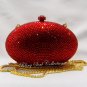 Red Egg Crystal Party Clutch