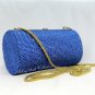 Party Blue Secret Scroll Crystal Purse
