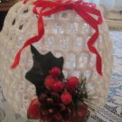 Crochet Christmas basket