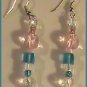 Pink and Baby Blue earrings