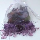 Purple beaded Lavender Sachet bag