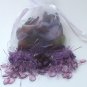 Purple beaded Lavender Sachet bag