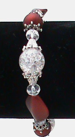 Ruby Glass bead Twin Collection