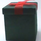Christmas Green with a Red bow