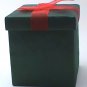 Christmas Green with a Red bow