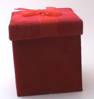 Christmas Red Velvet with a red bow