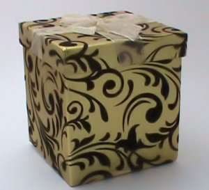 Gold and Black Gift Box