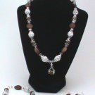 Brown and Crystal Twin Collection set
