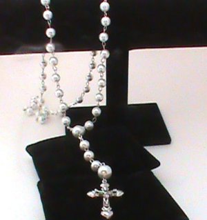 White Pearl Rosary
