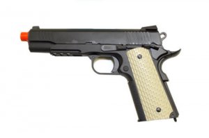 WE 1911 Tactical Gas Blowback Gun BLK - Airsoft