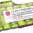 Sanyo 9.6V 1700 mAH Ni-Cad Battery PEQ - Airsoft Batt