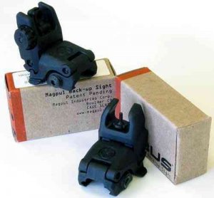 Magpul Airsoft PTS MBUS Back Up Sight BK