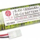Sanyo 8.4V 1800 mAH Ni-Cad Large Battery - Airsoft Batt