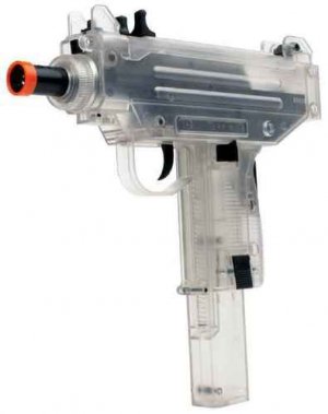 UZI Airsoft Spring Submachine Gun CLEAR