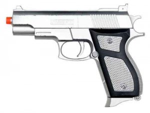 Airsoft Spring Gun Pistol M777 Silver